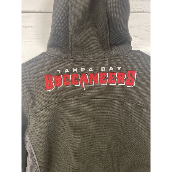Tampa Bay Buccaneers Youth 1/4 Zip Hoodie Sweatshirt By NFL Team Apparel Youth L - Picture 8 of 8
